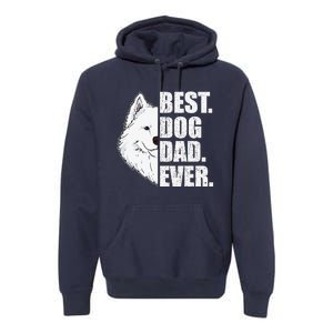 Best Dog Dad Ever Samoyed Dad Fathers Day Gift Premium Hoodie