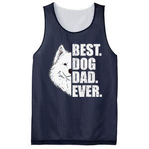 Best Dog Dad Ever Samoyed Dad Fathers Day Gift Mesh Reversible Basketball Jersey Tank