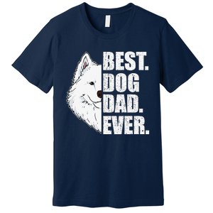 Best Dog Dad Ever Samoyed Dad Fathers Day Gift Premium T-Shirt