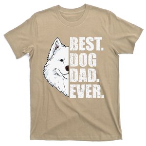 Best Dog Dad Ever Samoyed Dad Fathers Day Gift T-Shirt