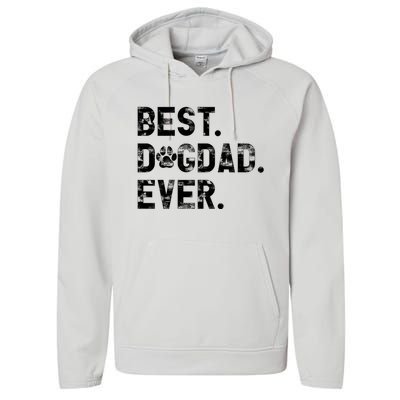 Best Dog Dad Ever Performance Fleece Hoodie