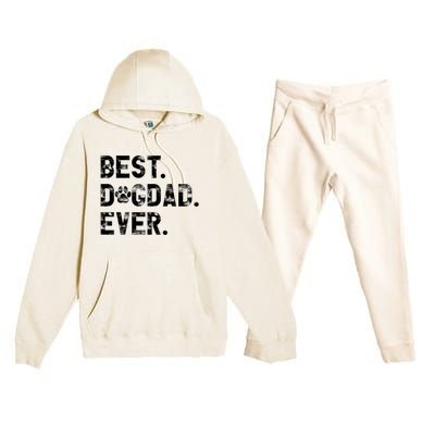 Best Dog Dad Ever Premium Hooded Sweatsuit Set