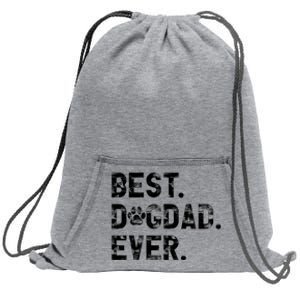 Best Dog Dad Ever Sweatshirt Cinch Pack Bag