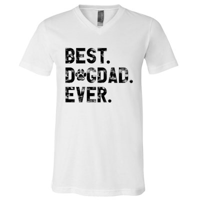 Best Dog Dad Ever V-Neck T-Shirt