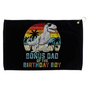 Bonus Dad Dinosaur Of The Birthday Matching Family Grommeted Golf Towel