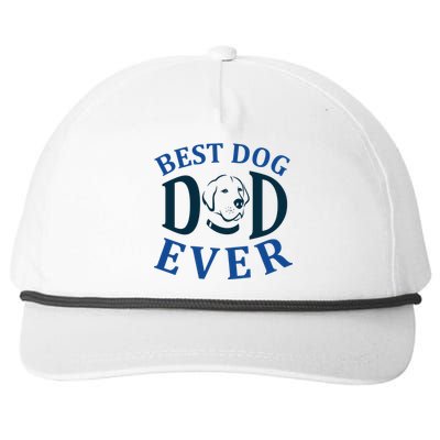 Best Dog Dad Ever Snapback Five-Panel Rope Hat