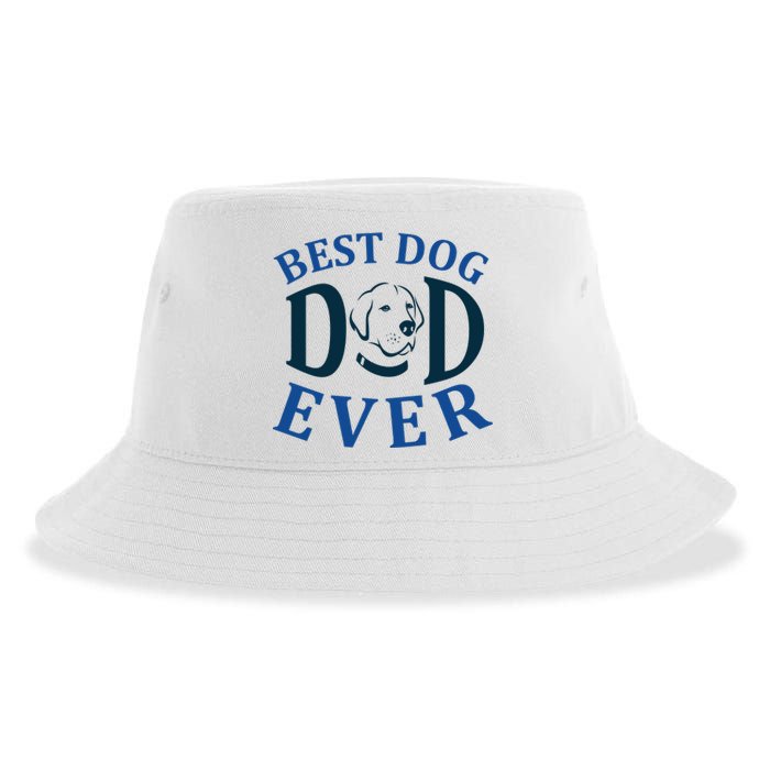 Best Dog Dad Ever Sustainable Bucket Hat