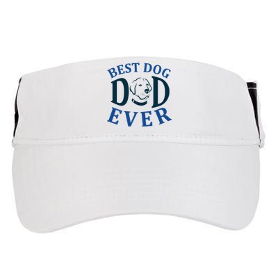 Best Dog Dad Ever Adult Drive Performance Visor