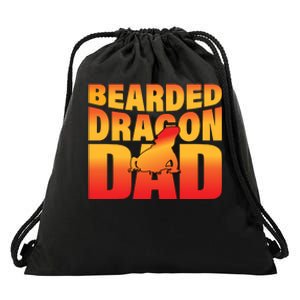 Bearded Dragon Dad Drawstring Bag