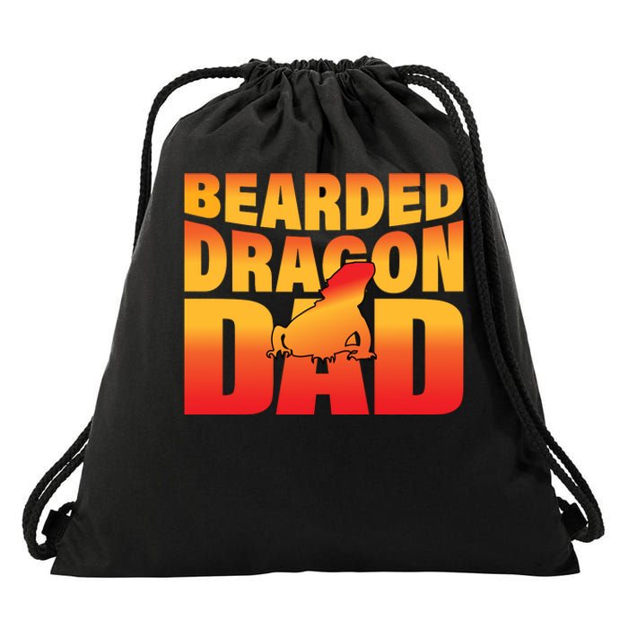 Bearded Dragon Dad Drawstring Bag