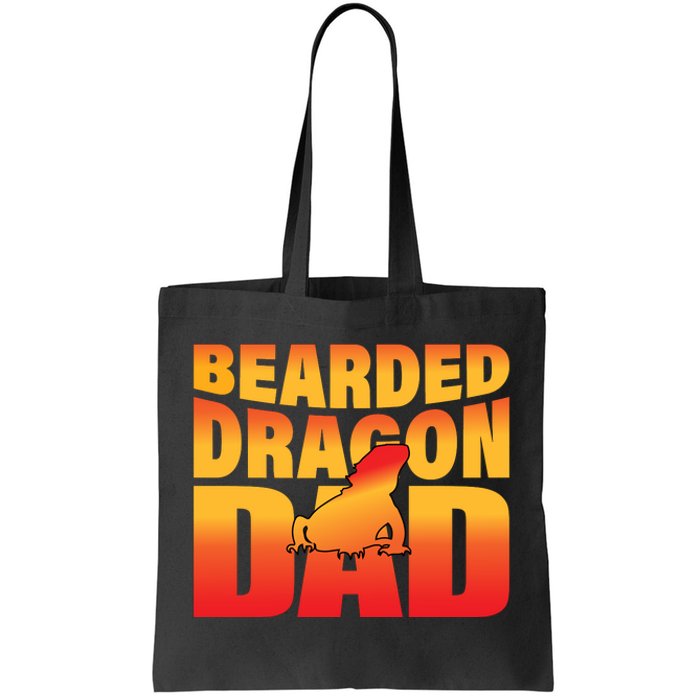 Bearded Dragon Dad Tote Bag