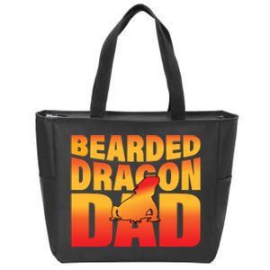 Bearded Dragon Dad Zip Tote Bag