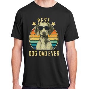 Best Dog Dad Ever Vizsla FatherS Day Gift Adult ChromaSoft Performance T-Shirt