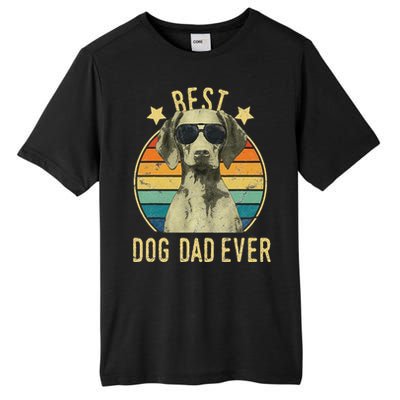 Best Dog Dad Ever Vizsla FatherS Day Gift Tall Fusion ChromaSoft Performance T-Shirt