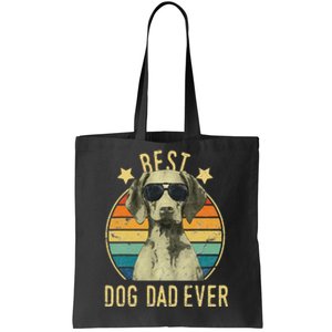 Best Dog Dad Ever Vizsla FatherS Day Gift Tote Bag