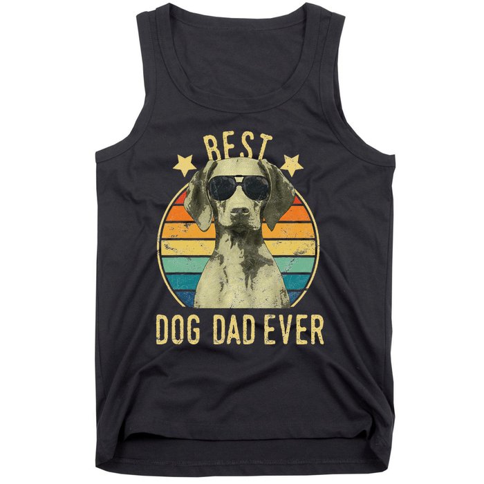 Best Dog Dad Ever Vizsla FatherS Day Gift Tank Top