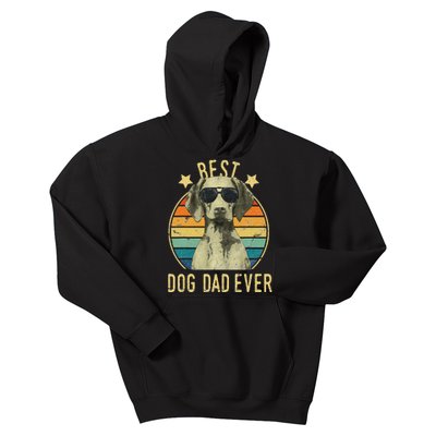 Best Dog Dad Ever Vizsla FatherS Day Gift Kids Hoodie