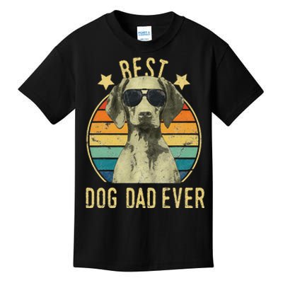 Best Dog Dad Ever Vizsla FatherS Day Gift Kids T-Shirt