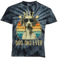 Best Dog Dad Ever Vizsla FatherS Day Gift Kids Tie-Dye T-Shirt