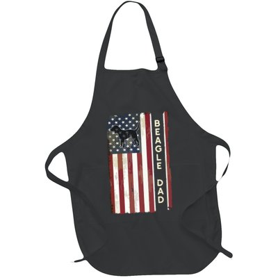 Beagle Dad Dog American Flag Fathers Day Gifts Men Apron