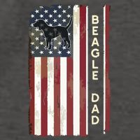 Beagle Dad Dog American Flag Fathers Day Gifts Men Vector Backpack