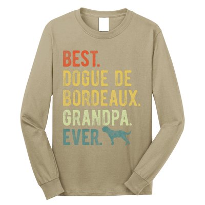 Best Dogue De Bordeaux Grandpa Ever Dog Lovers Fathers Day Long Sleeve Shirt