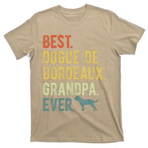 Best Dogue De Bordeaux Grandpa Ever Dog Lovers Fathers Day T-Shirt