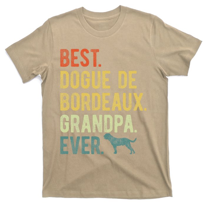 Best Dogue De Bordeaux Grandpa Ever Dog Lovers Fathers Day T-Shirt