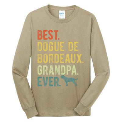 Best Dogue De Bordeaux Grandpa Ever Dog Lovers Fathers Day Tall Long Sleeve T-Shirt