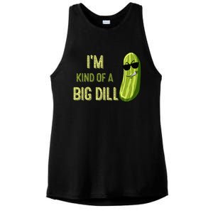 Big Deal Dill Pickle Funny Slogan Quote Ladies PosiCharge Tri-Blend Wicking Tank