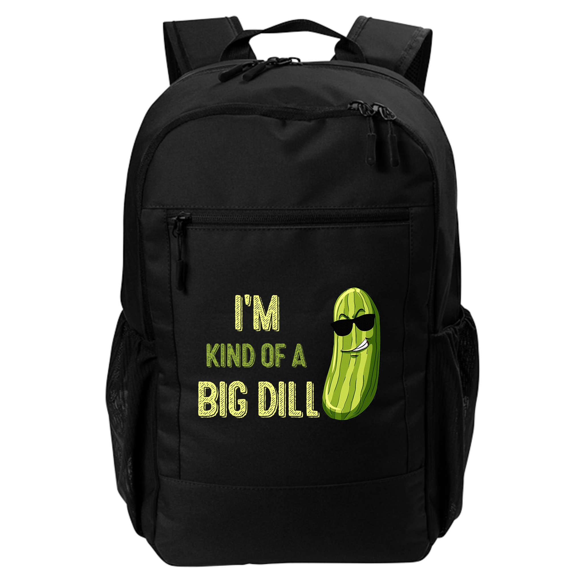 Big Deal Dill Pickle Funny Slogan Quote Backpack