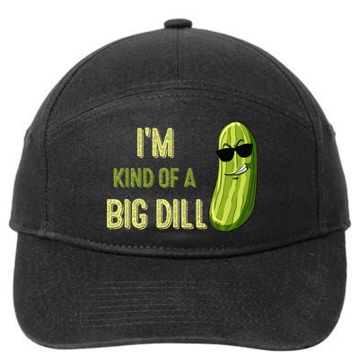 Big Deal Dill Pickle Funny Slogan Quote 7-Panel Snapback Hat