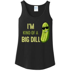 Big Deal Dill Pickle Funny Slogan Quote Ladies Essential Tank