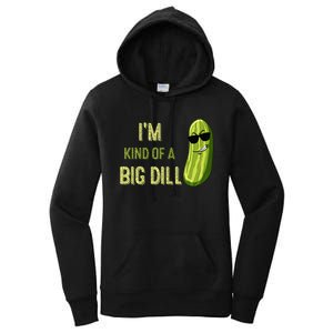 Big Deal Dill Pickle Funny Slogan Quote Women's Pullover Hoodie