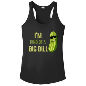 Big Deal Dill Pickle Funny Slogan Quote Ladies PosiCharge Competitor Racerback Tank