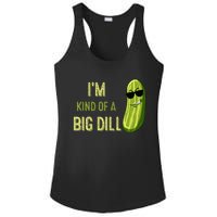 Big Deal Dill Pickle Funny Slogan Quote Ladies PosiCharge Competitor Racerback Tank