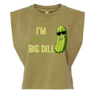 Big Deal Dill Pickle Funny Slogan Quote Garment-Dyed Women's Muscle Tee