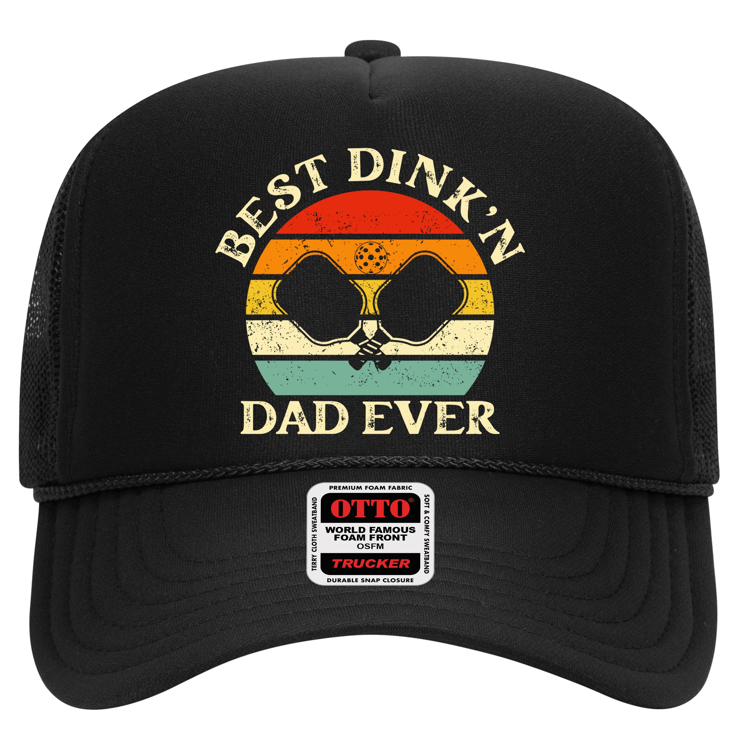 Best Dink'n Dad Ever Funny Pickleball Father's Day Gift Hat