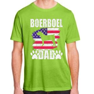 Boerboel Dad Dog Lover American Us Flag Adult ChromaSoft Performance T-Shirt