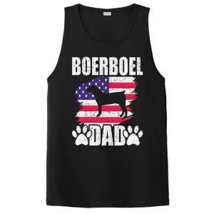 Boerboel Dad Dog Lover American Us Flag PosiCharge Competitor Tank