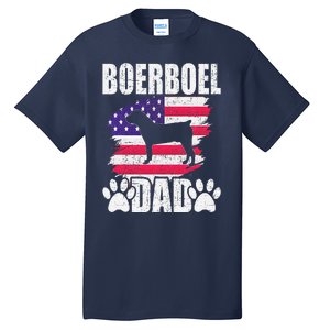 Boerboel Dad Dog Lover American Us Flag Tall T-Shirt