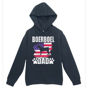 Boerboel Dad Dog Lover American Us Flag Urban Pullover Hoodie