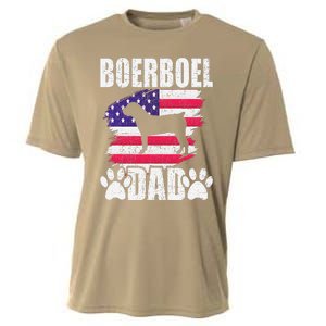 Boerboel Dad Dog Lover American Us Flag Cooling Performance Crew T-Shirt