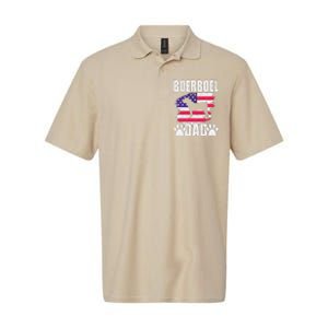 Boerboel Dad Dog Lover American Us Flag Softstyle Adult Sport Polo