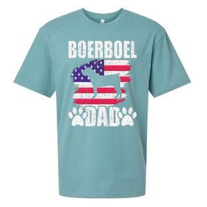 Boerboel Dad Dog Lover American Us Flag Sueded Cloud Jersey T-Shirt