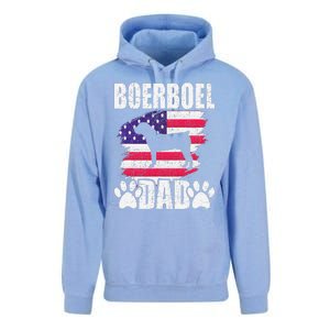 Boerboel Dad Dog Lover American Us Flag Unisex Surf Hoodie