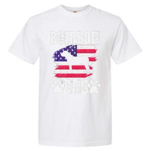 Boerboel Dad Dog Lover American Us Flag Garment-Dyed Heavyweight T-Shirt