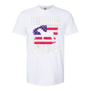 Boerboel Dad Dog Lover American Us Flag Softstyle CVC T-Shirt