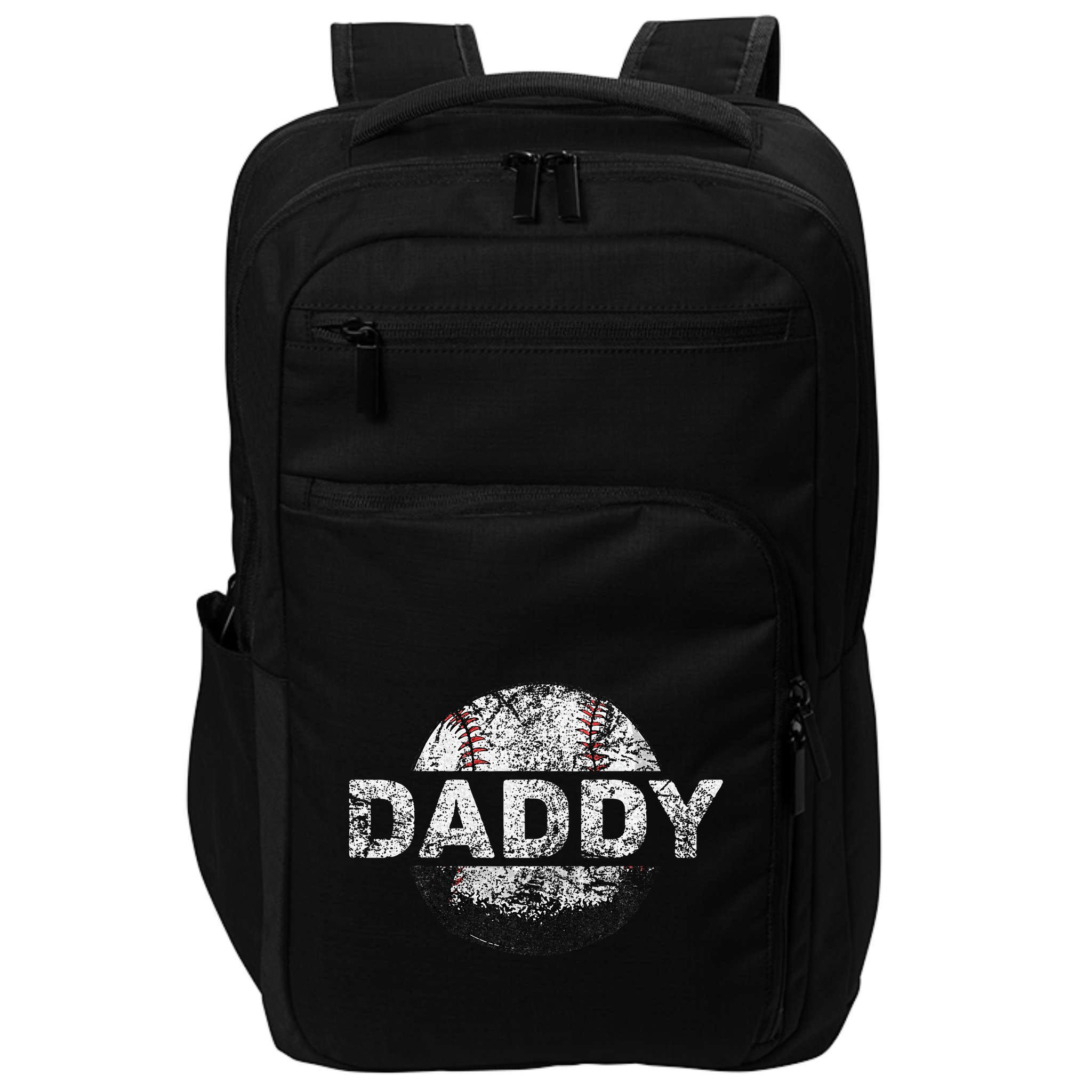 Baseball Daddy Dad Baseball Ball Impact Tech Backpack