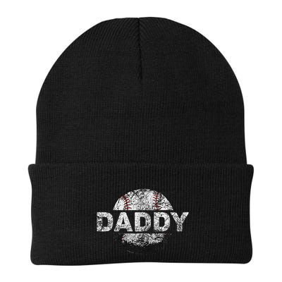 Baseball Daddy Dad Baseball Ball Beanie